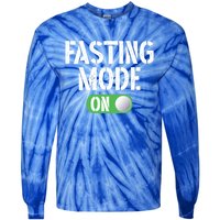 Ramadan Fasting Mode On Intermittent Fasting Activity Attire Cool Gift Tie-Dye Long Sleeve Shirt