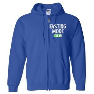 Ramadan Fasting Mode On Intermittent Fasting Activity Attire Cool Gift Full Zip Hoodie