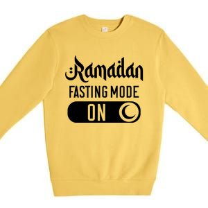 Ramada Fasting Mode On Not Even Water Gift Premium Crewneck Sweatshirt