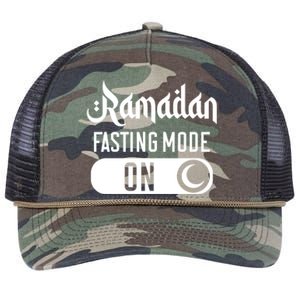 Ramada Fasting Mode On Not Even Water Gift Retro Rope Trucker Hat Cap