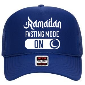 Ramada Fasting Mode On Not Even Water Gift High Crown Mesh Back Trucker Hat