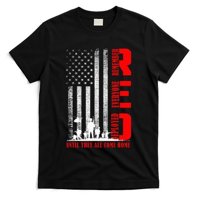 Red Friday Military Remember Erveryone Deployed T-Shirt