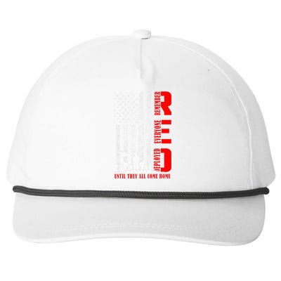 Red Friday Military Remember Erveryone Deployed Snapback Five-Panel Rope Hat