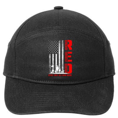 Red Friday Military Remember Erveryone Deployed 7-Panel Snapback Hat