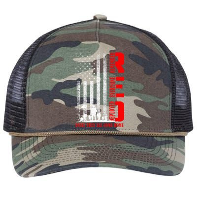 Red Friday Military Remember Erveryone Deployed Retro Rope Trucker Hat Cap