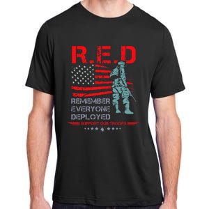 Red Friday Military  Remember Everyone Deployed Adult ChromaSoft Performance T-Shirt