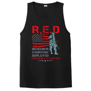 Red Friday Military  Remember Everyone Deployed PosiCharge Competitor Tank