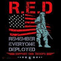 Red Friday Military  Remember Everyone Deployed Women's T-Shirt