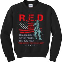 Red Friday Military  Remember Everyone Deployed Kids Sweatshirt