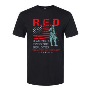 Red Friday Military  Remember Everyone Deployed Softstyle CVC T-Shirt