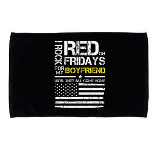 Red Friday Military Girlfriend Wear Red For Boyfriend Microfiber Hand Towel