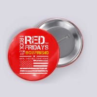 Red Friday Military Girlfriend Wear Red For Boyfriend Button