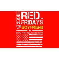 Red Friday Military Girlfriend Wear Red For Boyfriend Bumper Sticker