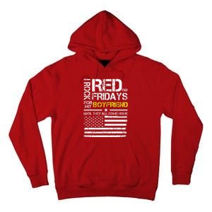 Red Friday Military Girlfriend Wear Red For Boyfriend Tall Hoodie