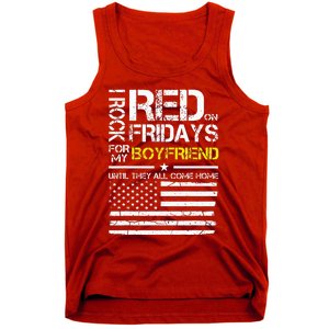 Red Friday Military Girlfriend Wear Red For Boyfriend Tank Top