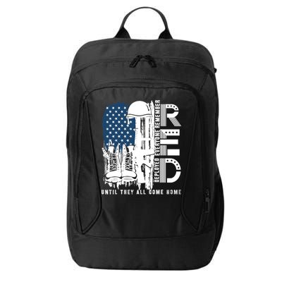 Red Friday Military We Wear Red Support Our Troops US Flag City Backpack