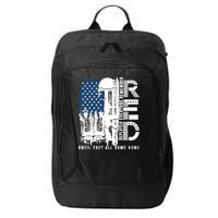 Red Friday Military We Wear Red Support Our Troops US Flag City Backpack