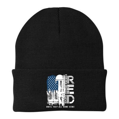 Red Friday Military We Wear Red Support Our Troops US Flag Beanie