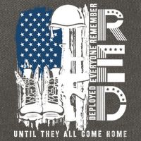 Red Friday Military We Wear Red Support Our Troops US Flag Cotton Canvas Backpack