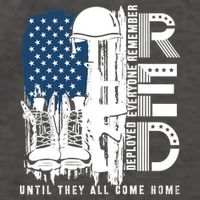 Red Friday Military We Wear Red Support Our Troops US Flag Vector Backpack