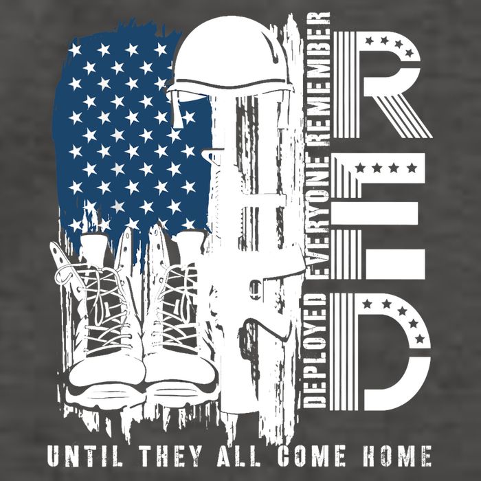 Red Friday Military We Wear Red Support Our Troops US Flag Vector Backpack