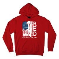 Red Friday Military We Wear Red Support Our Troops US Flag Tall Hoodie