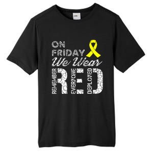 Red Friday Military R.E.D. On Friday We Wear Red Tall Fusion ChromaSoft Performance T-Shirt