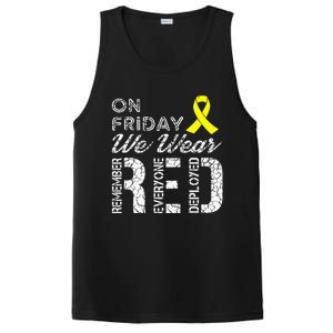 Red Friday Military R.E.D. On Friday We Wear Red PosiCharge Competitor Tank