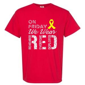 Red Friday Military R.E.D. On Friday We Wear Red Garment-Dyed Heavyweight T-Shirt