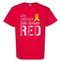 Red Friday Military R.E.D. On Friday We Wear Red Garment-Dyed Heavyweight T-Shirt