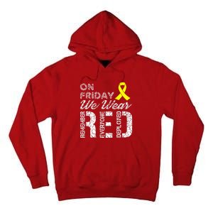 Red Friday Military R.E.D. On Friday We Wear Red Tall Hoodie