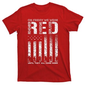 Red Friday Military On Friday We Wear Red Veteran T-Shirt