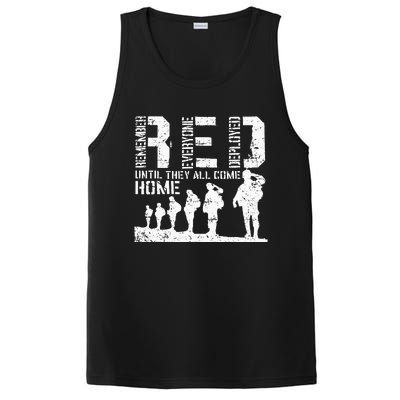 Red Friday Military I Wear RED On Fridays Mom PosiCharge Competitor Tank