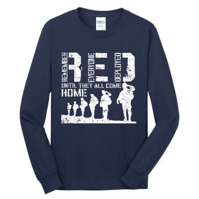 Red Friday Military I Wear RED On Fridays Mom Tall Long Sleeve T-Shirt