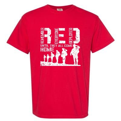 Red Friday Military I Wear RED On Fridays Mom Garment-Dyed Heavyweight T-Shirt