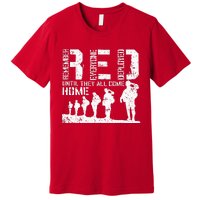 Red Friday Military I Wear RED On Fridays Mom Premium T-Shirt