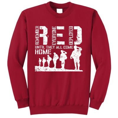 Red Friday Military I Wear RED On Fridays Mom Tall Sweatshirt