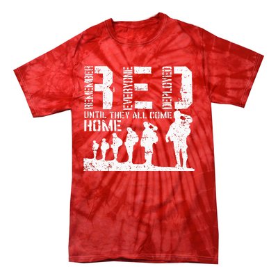 Red Friday Military I Wear RED On Fridays Mom Tie-Dye T-Shirt