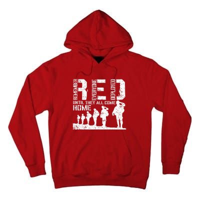 Red Friday Military I Wear RED On Fridays Mom Tall Hoodie