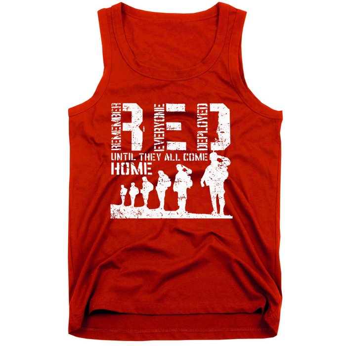 Red Friday Military I Wear RED On Fridays Mom Tank Top