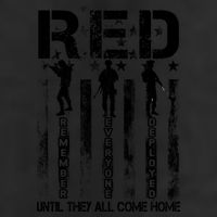 RED Friday Military Until They Come Home American Flag Adult Drive Performance Visor