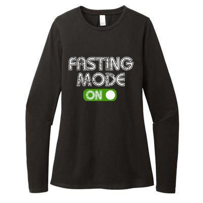 Ramadan Fasting Mode Fasting Muslim Ramadan Fasting Gift Womens CVC Long Sleeve Shirt