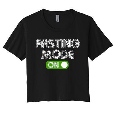 Ramadan Fasting Mode Fasting Muslim Ramadan Fasting Gift Women's Crop Top Tee