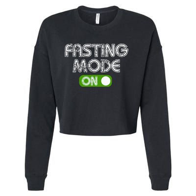 Ramadan Fasting Mode Fasting Muslim Ramadan Fasting Gift Cropped Pullover Crew