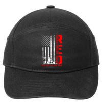 Red Friday Military Us A.R.M.Y Remember Erveryone Deployed 7-Panel Snapback Hat