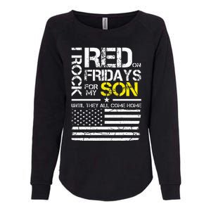 Red Friday Military Dad Wear Red For My Son Womens California Wash Sweatshirt