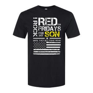 Red Friday Military Dad Wear Red For My Son Softstyle CVC T-Shirt