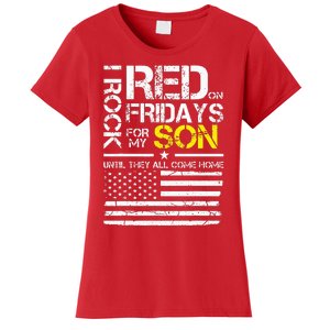 Red Friday Military Dad Wear Red For My Son Women's T-Shirt