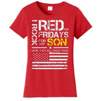 Red Friday Military Dad Wear Red For My Son Women's T-Shirt