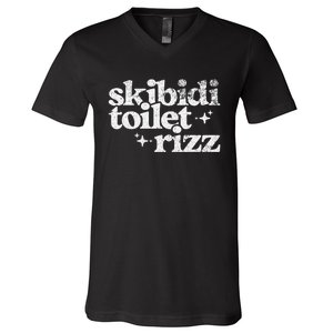 Rizz Funny Meme V-Neck T-Shirt